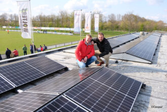 168 zonnepanelen zorgen er voor dat KOSC geheel zelfvoorzienend is