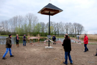 Fraai stukje natuur achter de waterzuivering om de natuur te beleven