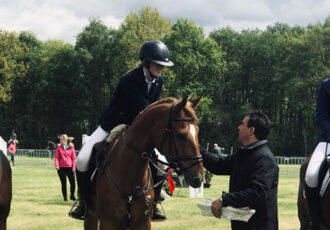 Leden Bergruiters op eigen concours in de prijzen