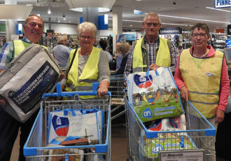 Eén minuut gratis boodschappen in de winkelwagen pakken bij Albert Heijn