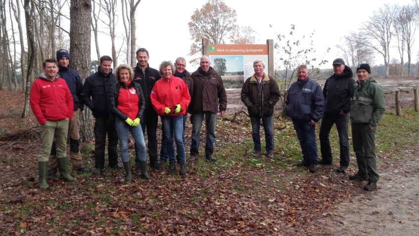 Paardenslenkte ontdaan van jonge beplanting