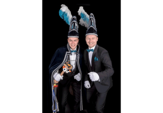Ridder Daan ter Horst en adjudant Roy Nieuwe Weme nieuw duo CV de Keistenen