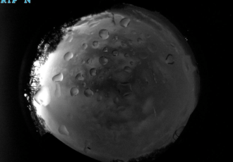 Meteorietval gezien door camera van de Cosmos Sterrenwacht