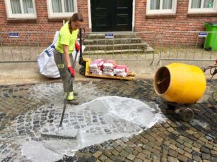 Ganzenmarkt en Bergplein ‘samen gevoegd ‘  tot een mooi strak geheel