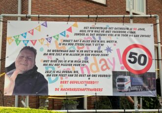 Abraham niet op zijn eigen feest