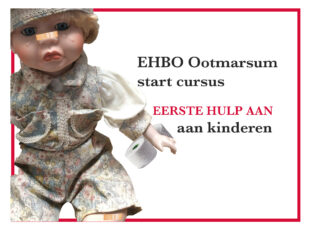 EHBO Ootmarsum start  met cursus Eerste Hulp aan kinderen