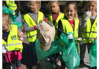 Leerlingen ’n Baoken zetten zich in voor World Cleanup Day 2020