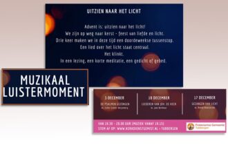 Uitzien naar het licht! Muzikaal luistermoment op weg naar Kerst