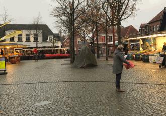 Coronaveilig naar de markt in Ootmarsum