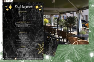 Viergangen menu voor de Kerstdagen bij Via Grande