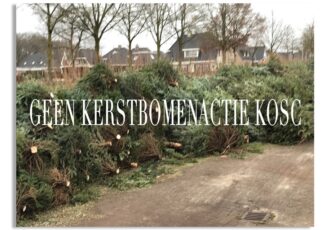 Geen kerstbomenactie KOSC