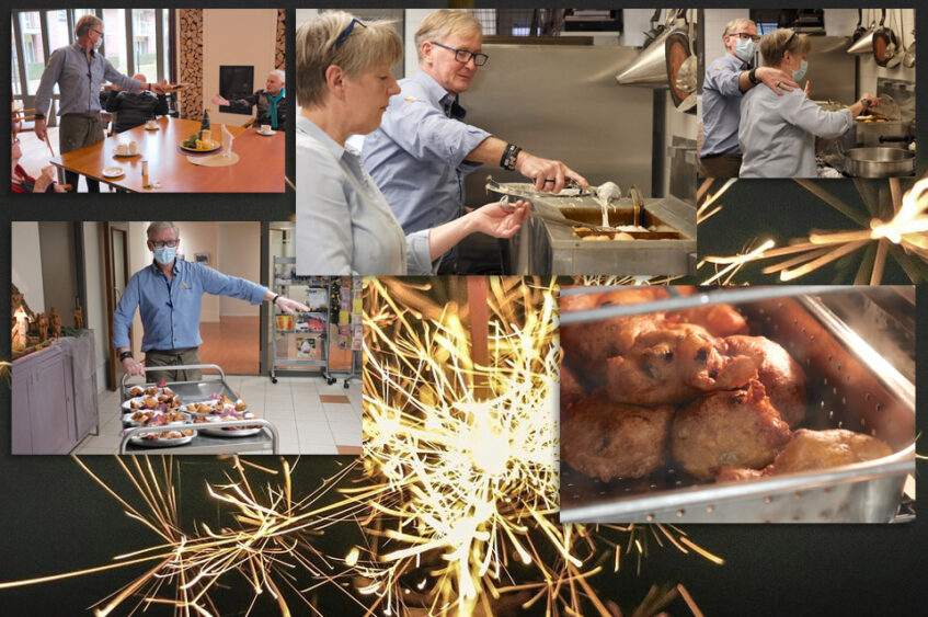 Jan Bosch neemt met laatste keren oliebollen bakken afscheid van Franciscus