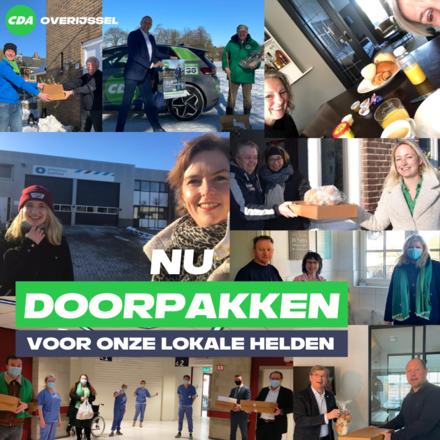 Aftrap CDA campagne met ontbijtjes voor lokale helden