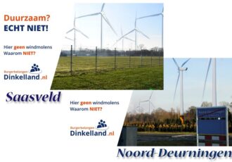 Burgerbelangen strijd tegen afbraak landschap door plaatsen windturbines en zonnevelden