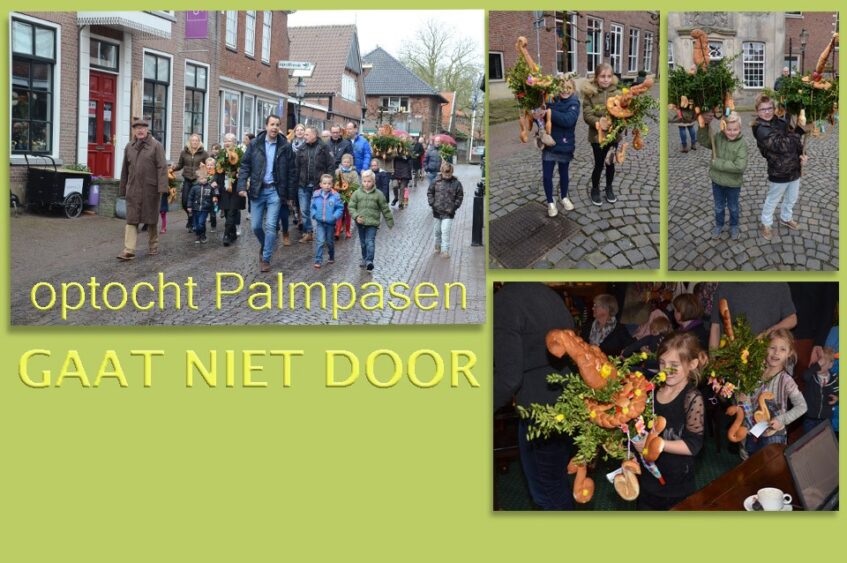Palmpasen zonder optocht