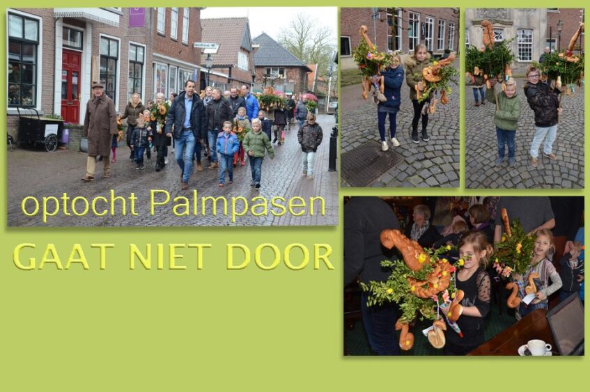 Palmpasen zonder optocht