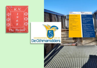 Inzameling oud papier Ootmarsum door de Brink en de Othmarridders