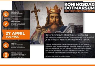 Een vorstelijke wandeling op Koningsdag door Ootmarsum