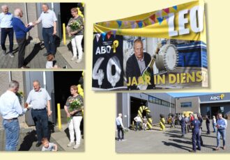 Leo Damink 40 jaar meer dan trouwe werknemer Apparatenbouw Ootmarsum