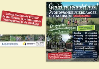 Ander tijdstip doet niets af aan sfeer Avondwandelvierdaagse Ootmarsum