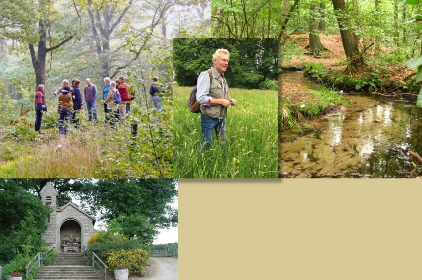 Spirituele wandeling op de flanken van de Tankenberg door het landgoed Egheria