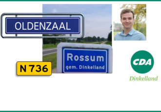 CDA Dinkelland pleit voor maatregelen verkeersveiligheid N736