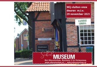 Schoolmuseum Ootmarsum sluit vervroegd