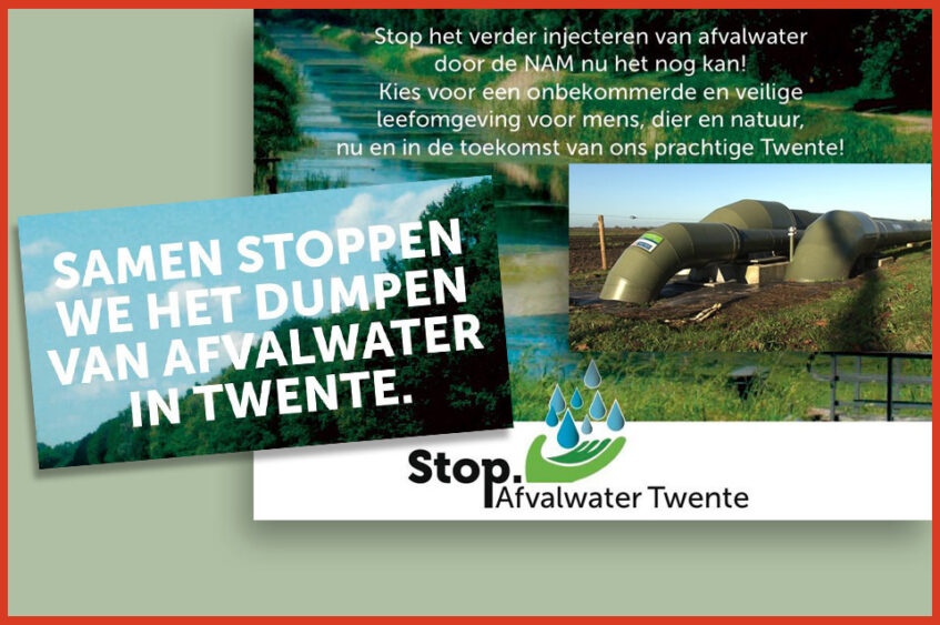 Petitie om het dumpen van afvalwater in Twente te stoppen