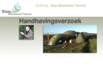 Tweede handhavingsverzoek Stichting Stop Afvalwater Twente