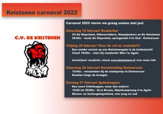 Keistenen vieren carnaval ‘Samen met Jou!’