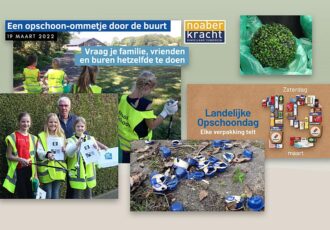 Ootmarsumse zwerfvuilruimers in actie op Landelijke Opschoondag