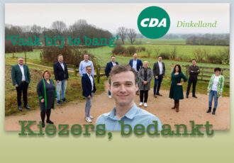 CDA bedankt kiezers