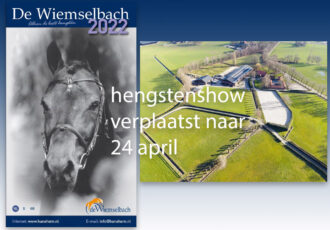 Hengstenshow Wiemselbach verplaatst naar 24 april