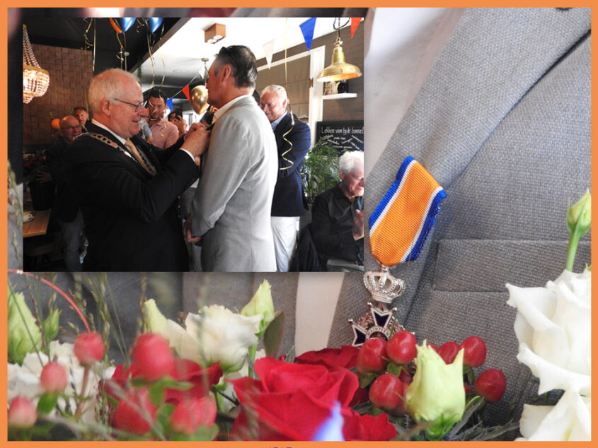 Paul Sijtsma na onthulling vredesduif benoemd tot Lid in de Orde van Oranje Nassau