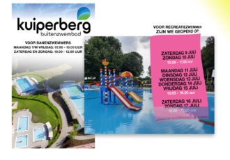 Openingstijden zwembad de Kuiperberg