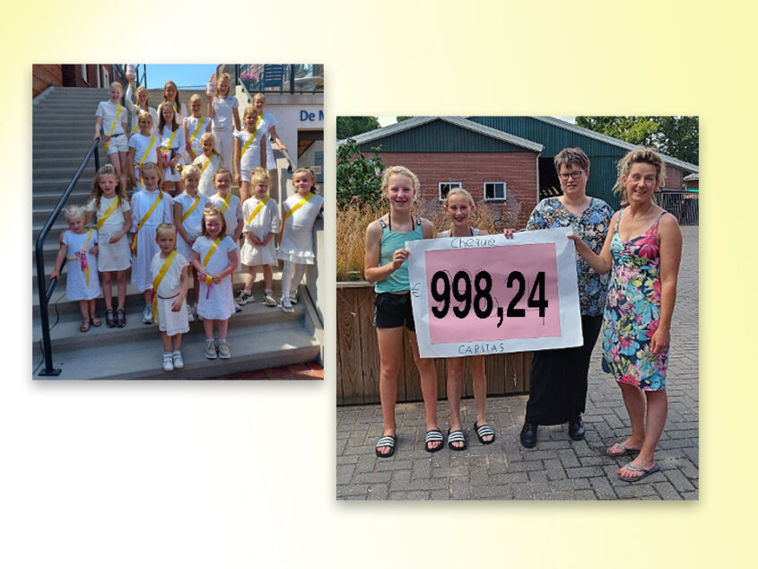 Recordopbrengst Pinksterbruidjes voor Caritas