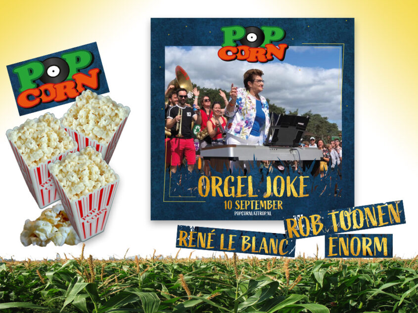Zwarte Cross sensatie ‘Orgel Joke’ op Popcorn festival in Lattrop