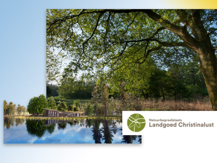 Op natuurbegraafplaats Landgoed Christinalust worden natuur en cultuurhistorie gekoesterd