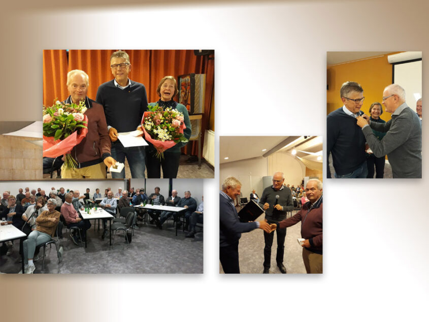 Willibrord plaquette Voor Gerard Lohuis en Herman Aveskamp.