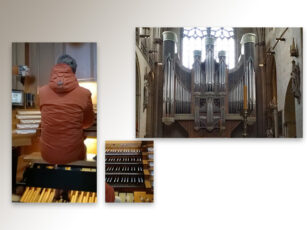 Herman Koops bespeelt het historisch orgel in de Dom van Münster