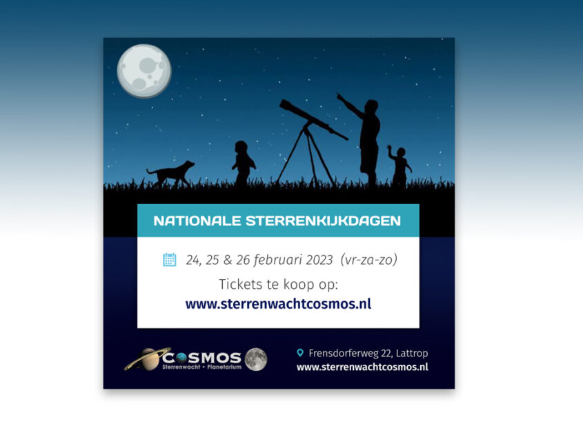 Cosmos sterrenwacht Nationale Sterrenkijkdagen