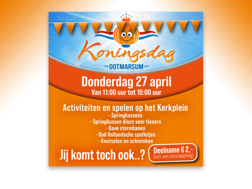 Koningsdag Ootmarsum belooft weer een gezellig feest te worden