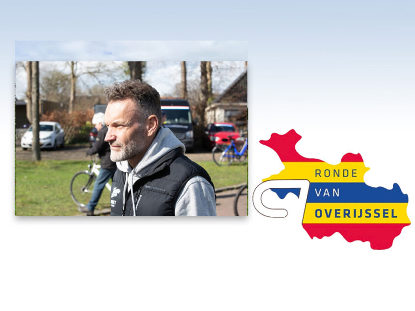 Rob Harmeling in wielercafé Ronde van Overijssel