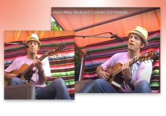 Jason Mraz bij Jinek maar in 2007 bij de familie Wolters