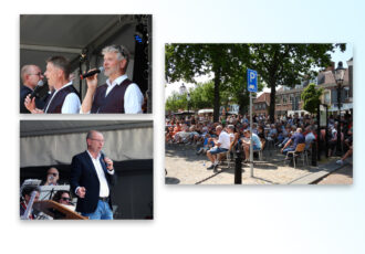 Het Kerkplein is leeg op maandag