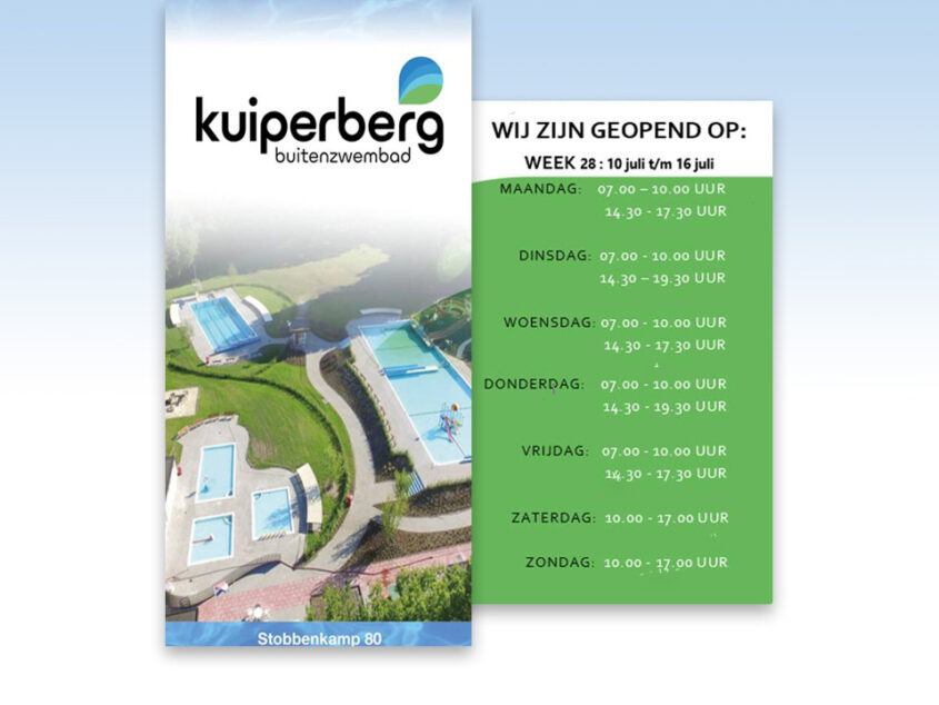 Openingstijden zwembad de Kuiperberg