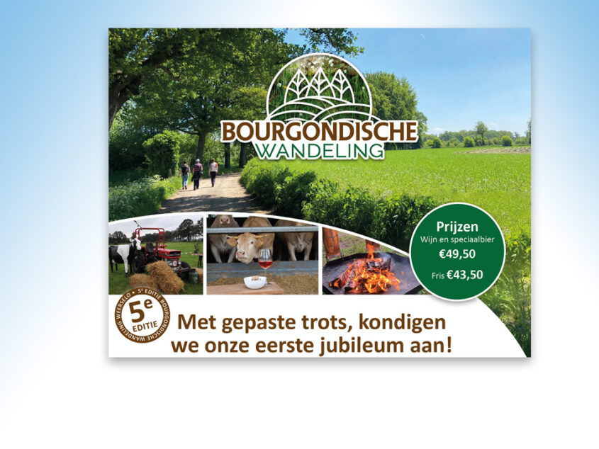 Bourgondische Wandeling, Weerselo, 5-jarig Lustrum! 