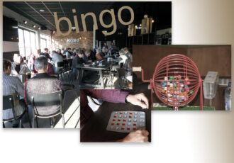 Bingo in de KOSC kantine