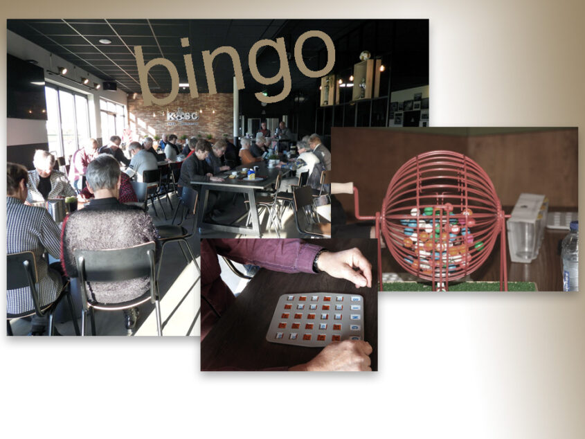 Bingo in de KOSC kantine