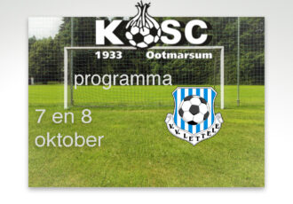 KOSC programma met Lettele als uitsmijter